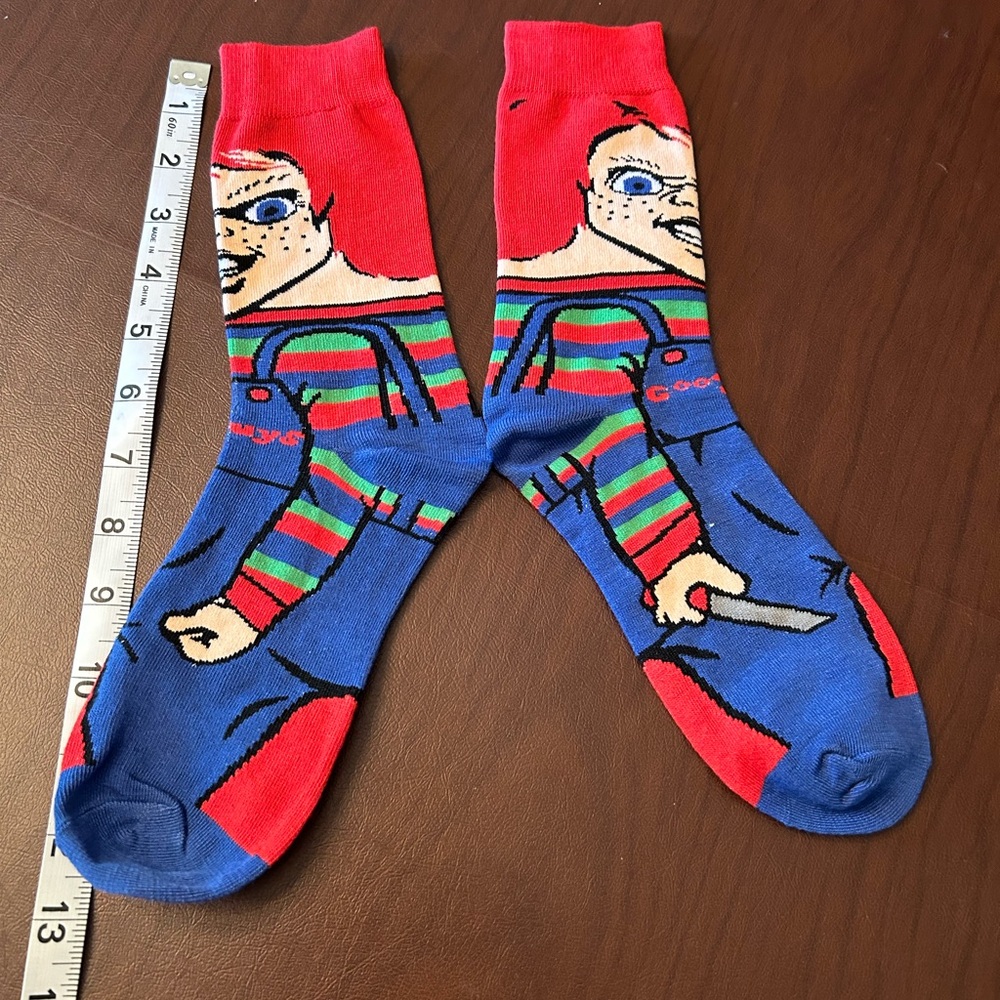 Chuckie Halloween socks